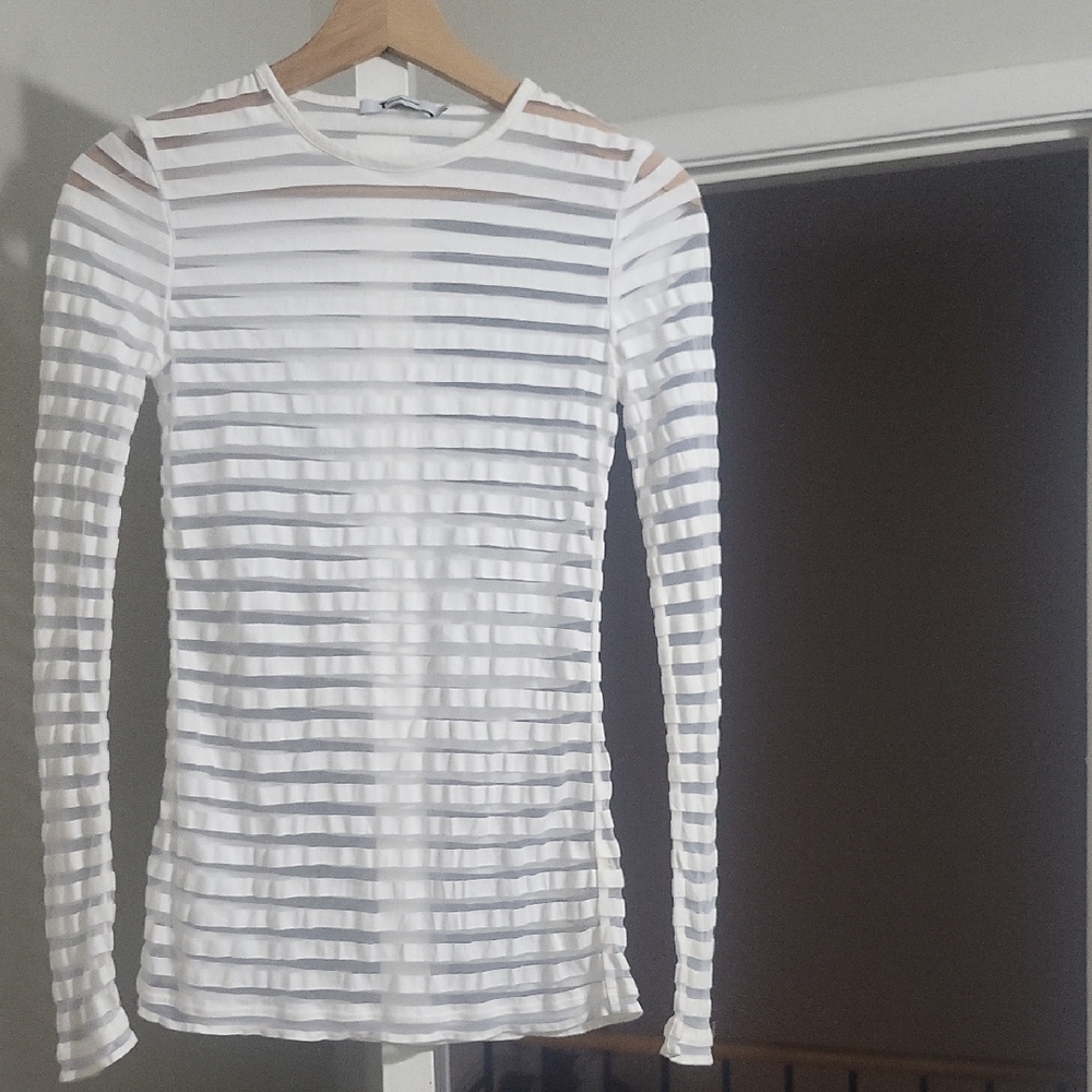 T By Alexander Wang Long Sleeve Crew Neck